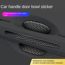 Load image into Gallery viewer, Black Reflective Car Door Handle Cup Protector(8PCS)