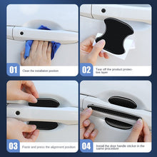 Load image into Gallery viewer, Black Reflective Car Door Handle Cup Protector(8PCS)