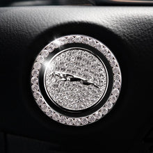 Load image into Gallery viewer, Car one-click start button fashion crystal logo